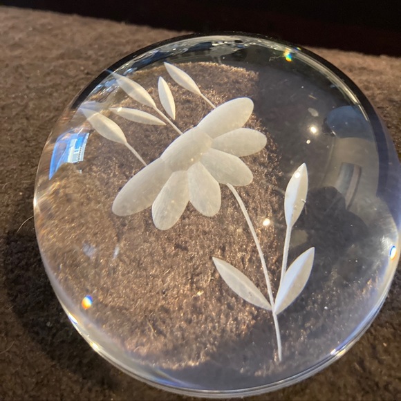 Princess House Accents Princess House Paperweight Lead Crystal